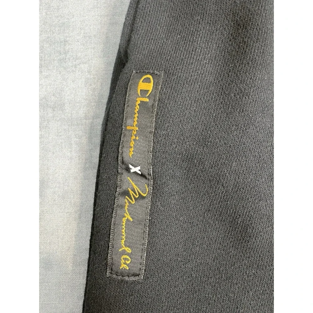 Champion x Muhammad Ali Sweatpants Mens 2XL Black Gold Logo Boxing Joggers